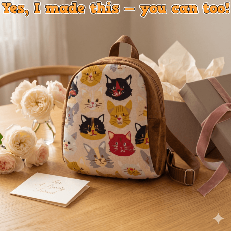 Toddler Backpack PDF Download Pattern (3 sizes included)