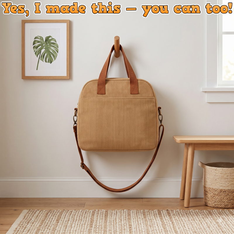 Multi-Compartment Handbag PDF Download Pattern (3 sizes included)