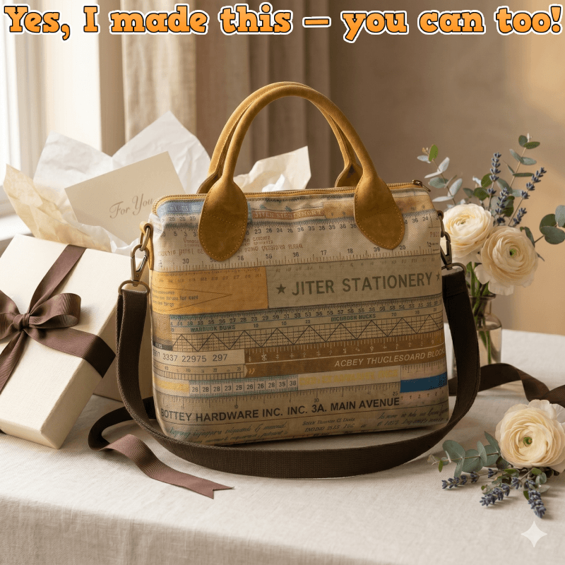 Divided Tote Bag PDF Download Pattern (3 sizes included)