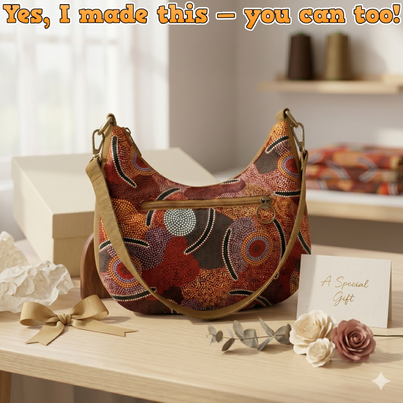 Sweet Shoulder Bag PDF Download Pattern (3 sizes included)