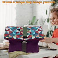 Crossbody Fold-Top Bag PDF Download Pattern (3 sizes included)