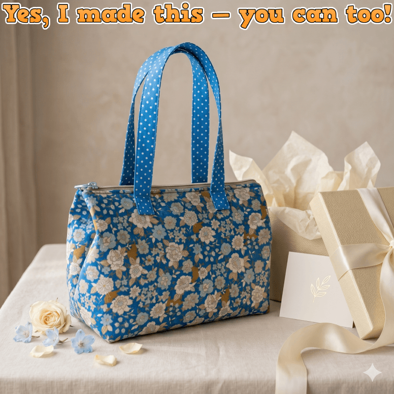 Cute Cosmetic Bag PDF Download Pattern (3 sizes included)