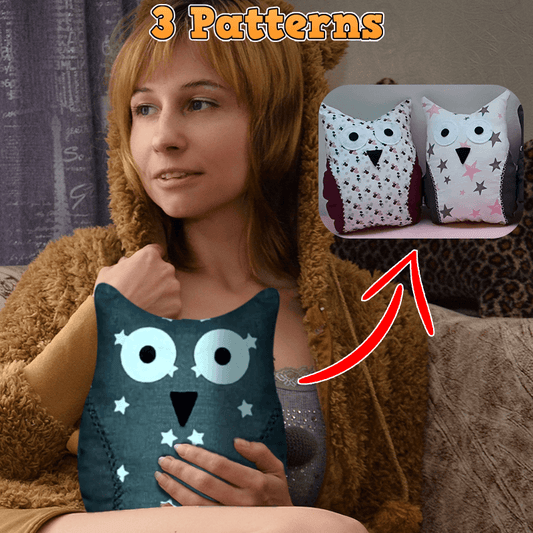 Cute Owl Pillow PDF Download Pattern (3 sizes included)