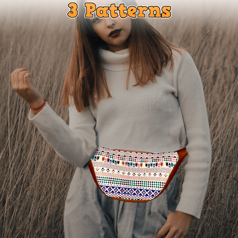 Cute Bum Bag PDF Download Pattern (3 sizes included)
