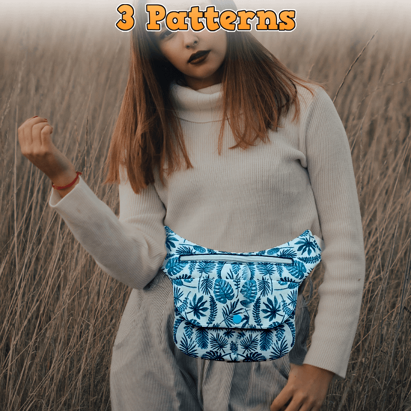 Cute Fanny Pack PDF Download Pattern (3 sizes included)