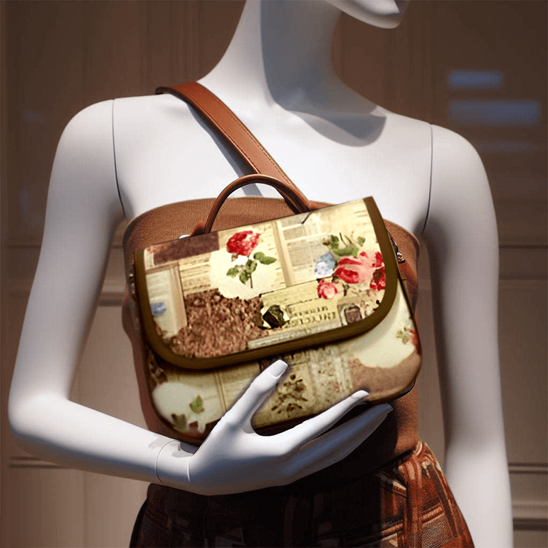 Flap Over Shoulder Bag PDF Download Pattern (3 sizes included)