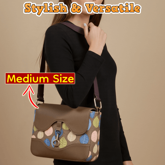 Curved Flap Shoulder Bag PDF Download Pattern (3 sizes included)