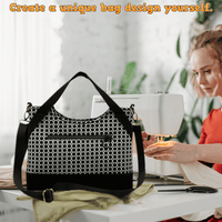 Zipper Shoulder Bag PDF Download Pattern  (3 sizes included)