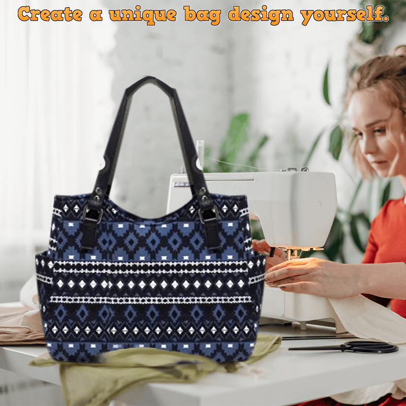 Dual Pocket Shoulder Bag PDF Download Pattern (3 sizes included)