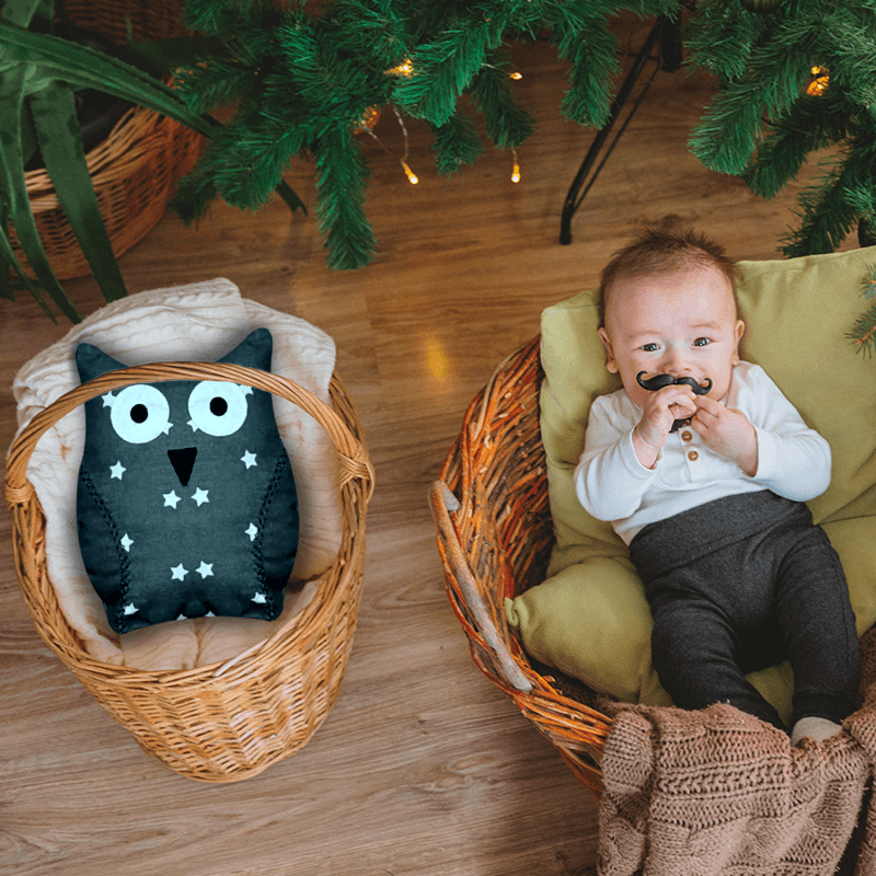 Cute Owl Pillow PDF Download Pattern (3 sizes included)