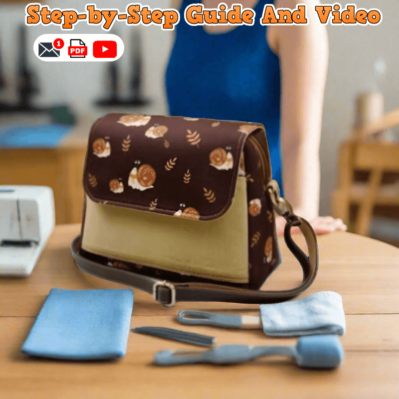 Mini Flap Crossbody Bag PDF Download Pattern (3 sizes included)