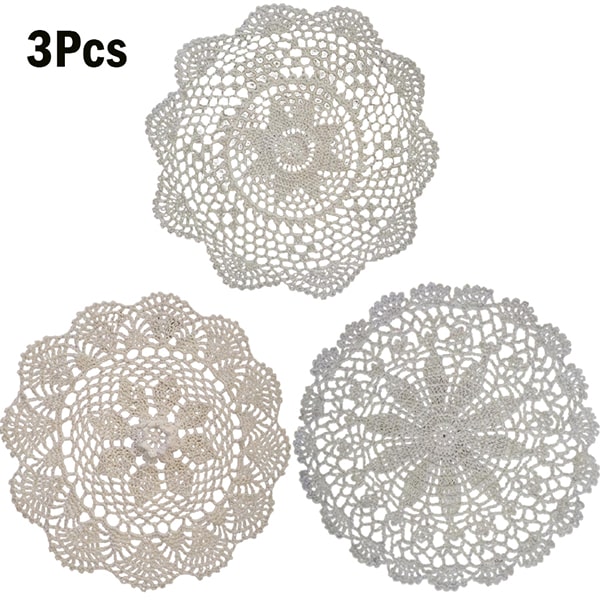 3-Pieces Pottery Lace Mold