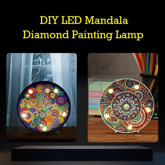 DIY Diamond Painting Lamp Kit