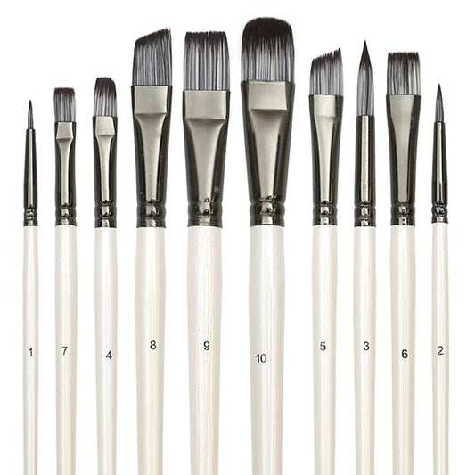 10-Pieces Paint Brushes Set
