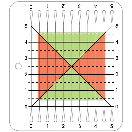 Strips Quilting Ruler (5" x 5")