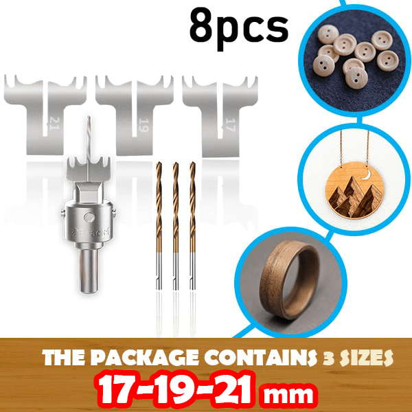 Wooden ring drill bit hotsell