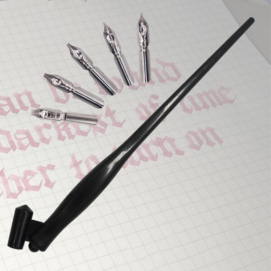 Oblique Calligraphy Dip Pen Set