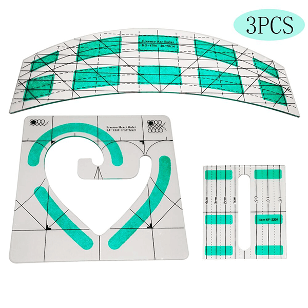 Premium Heart Shaped Quilting Template