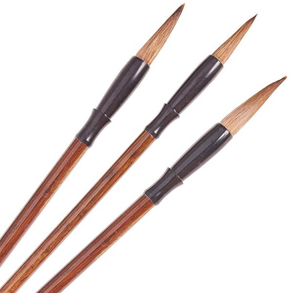 3 Pieces Calligraphy Brushes Set
