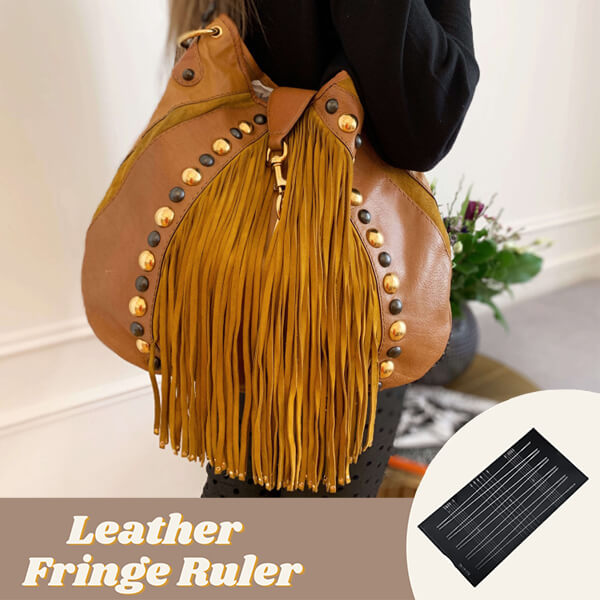 Leather Fringe Ruler
