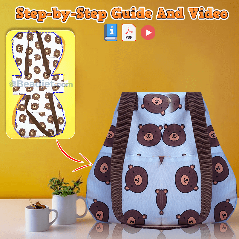 Multi Pockets Lunch Bag PDF Download Pattern (3 sizes included)