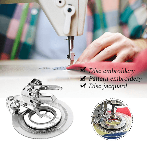 Circular Embroidery Presser Foot