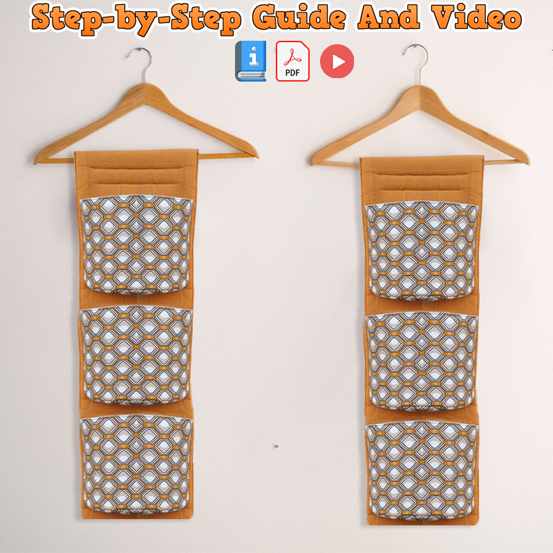 Wall Hanging Organiser PDF Download Pattern (3 sizes included)