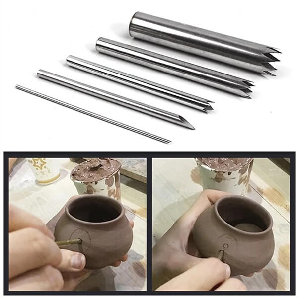 5 Pieces Clay Hole Cutters