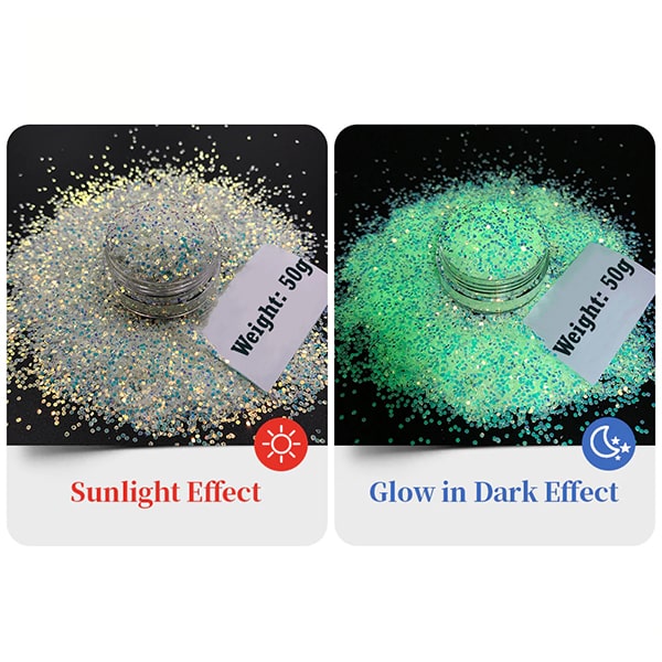 DIY GLITTER GLOW-IN-THE-DARK