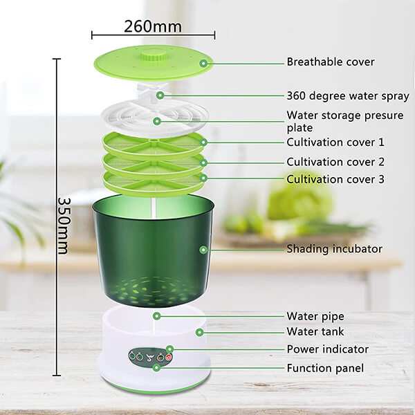 3-Layer Automatic Bean Sprouts Machine