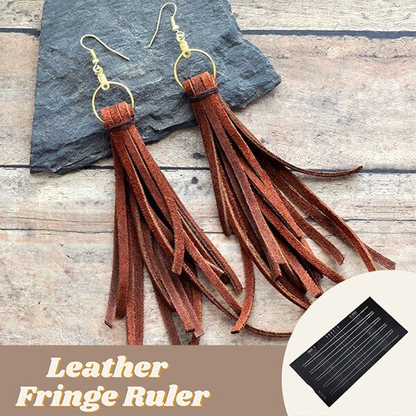 Leather Fringe Ruler