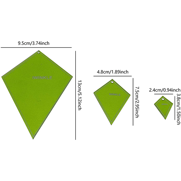 Periwinkles Plates Quilting Templates