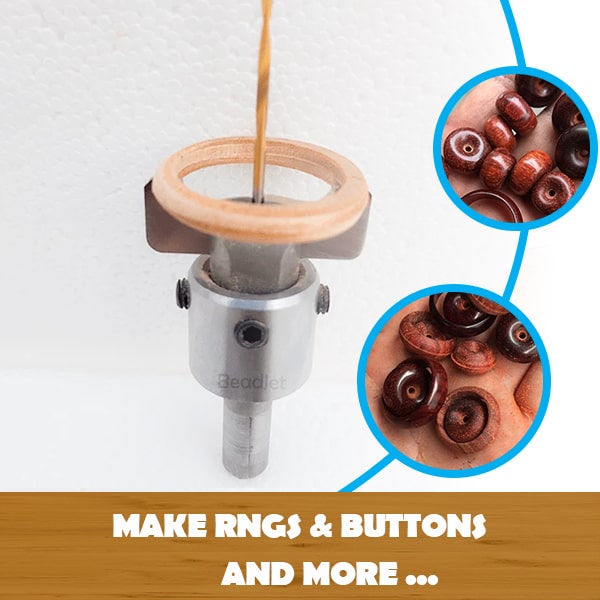 BeadJet™ Ring and Button Drill Bit
