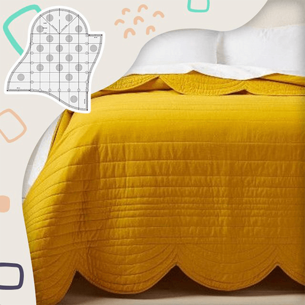 Scallop Quilting Template