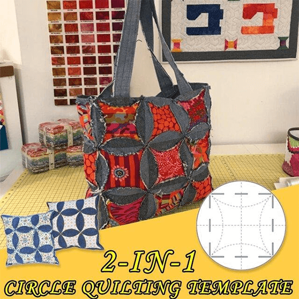 2-in-1 Circle Quilting Template