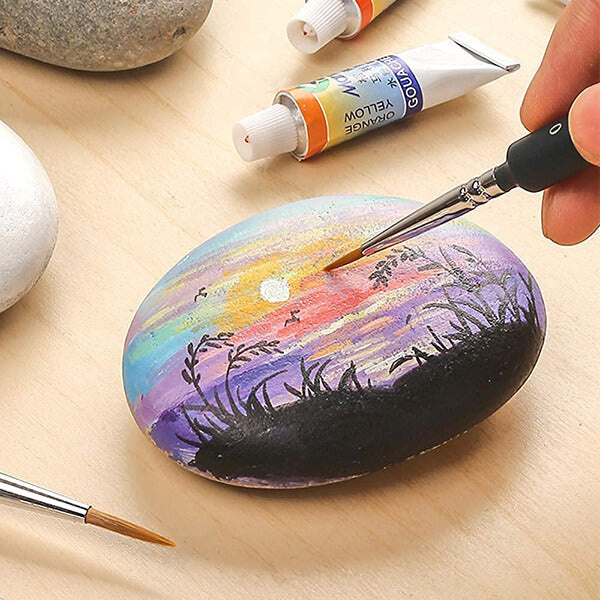 10 Pieces Miniature Paint Brush Set