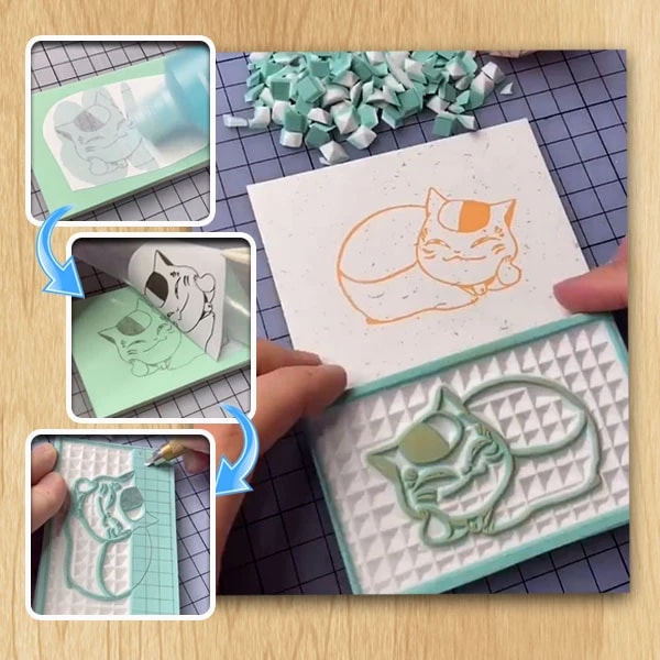 DIY Rubber Stamp Template Carving Kit – Beadjet