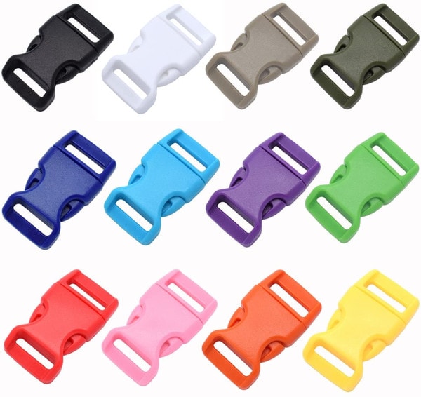 50 Pcs Side Release Buckle Curved