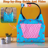 Pretty Tote Bag PDF Download Pattern (3 sizes included)