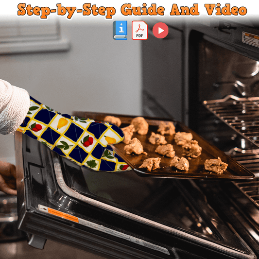 Oven Mitts PDF Download Pattern (3 sizes included)