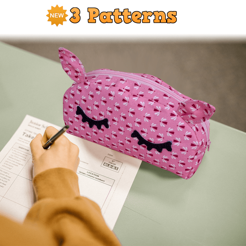 Cute Pencil Pouch PDF Download Pattern (3 sizes included)