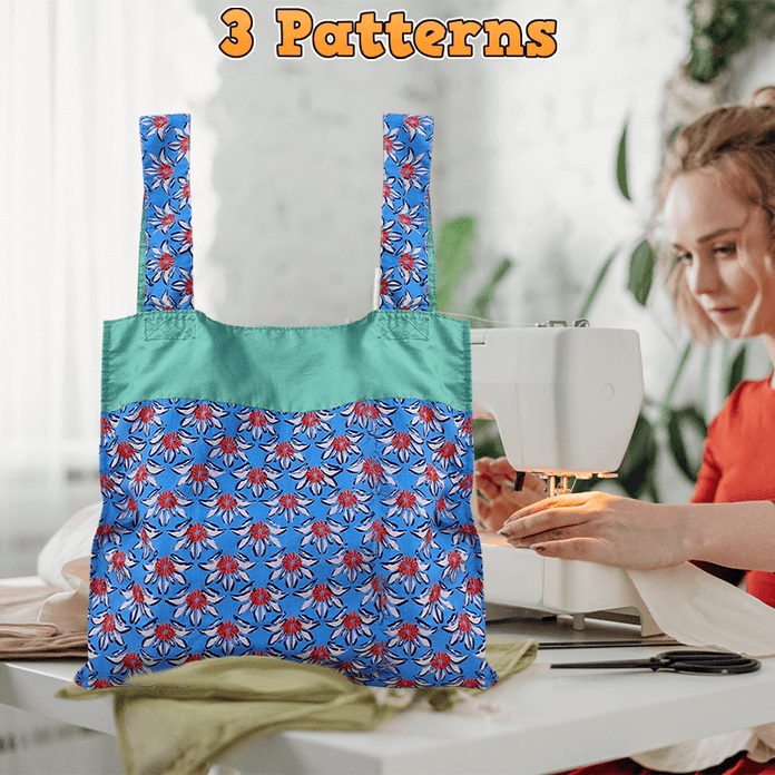 2 In 1 Shopping Bag PDF Download Pattern (3 sizes included)