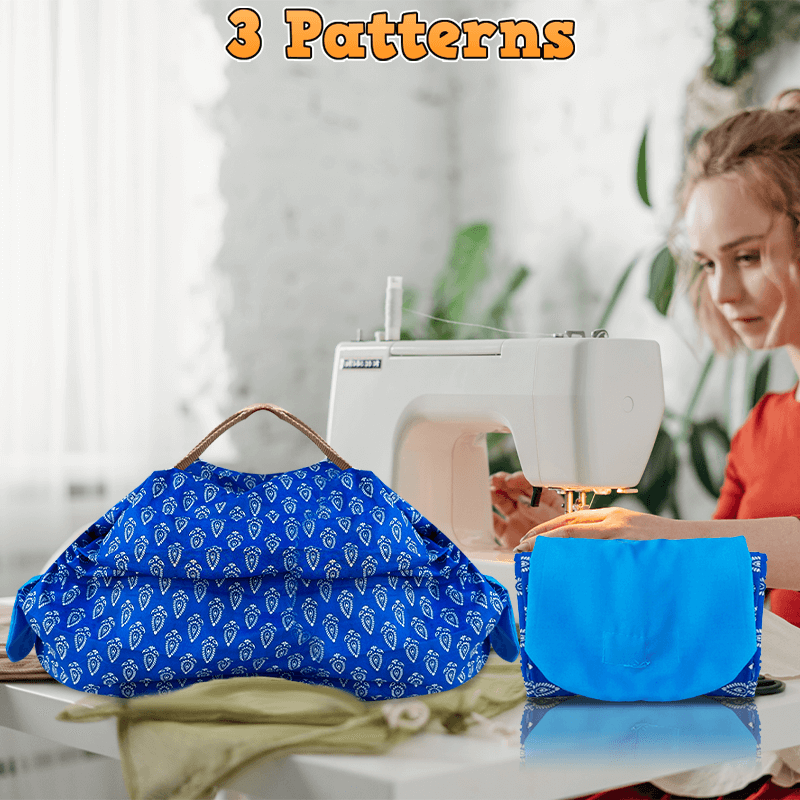 Foldable Travel Bag PDF Download Pattern (3 sizes included)